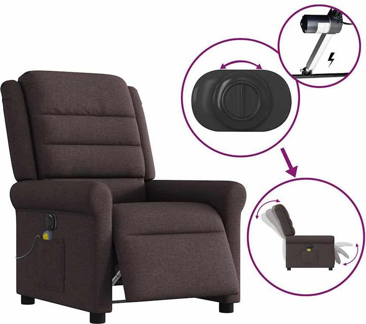 Produktbild vidaXL elektrischer Massagesessel