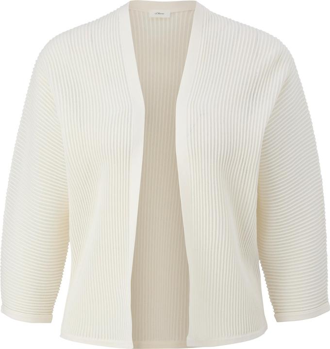 Produktbild s.Oliver Strickjacke Strickjacke mit 3/4-Ärmeln (46)