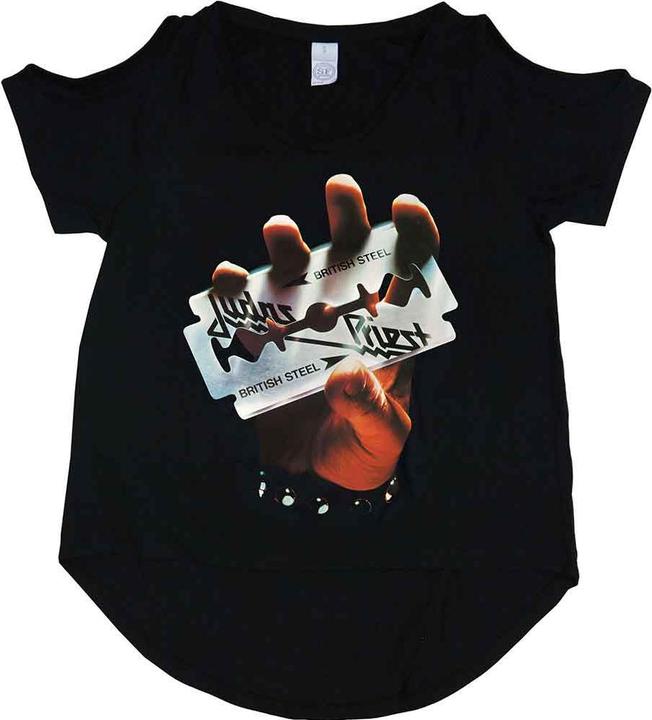 Judas Priest British Steel Cut Out (Girlie) (S)