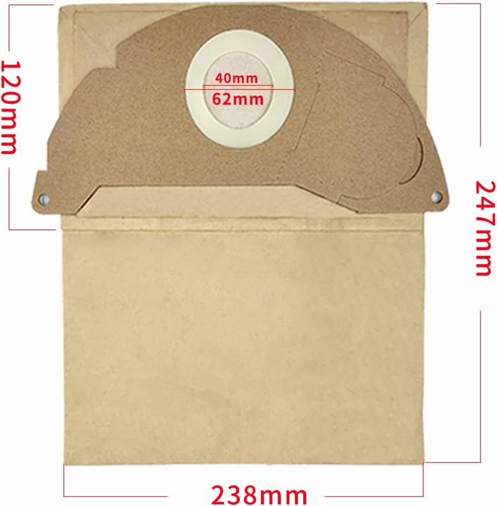 Produktbild Styleshop777 Staubsaugerbeutel 6.904-322.0 für Kärcher Mehrzwecksauger WD 2