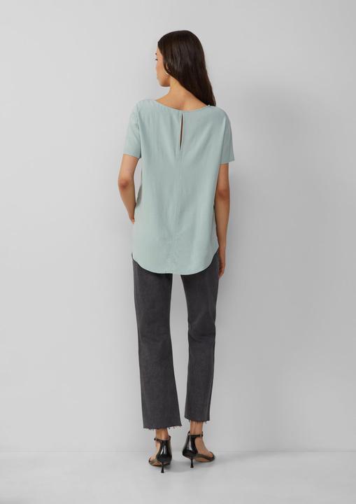 Actual product image S.Oliver Bluse Kurzarmbluse aus Viskose (38)