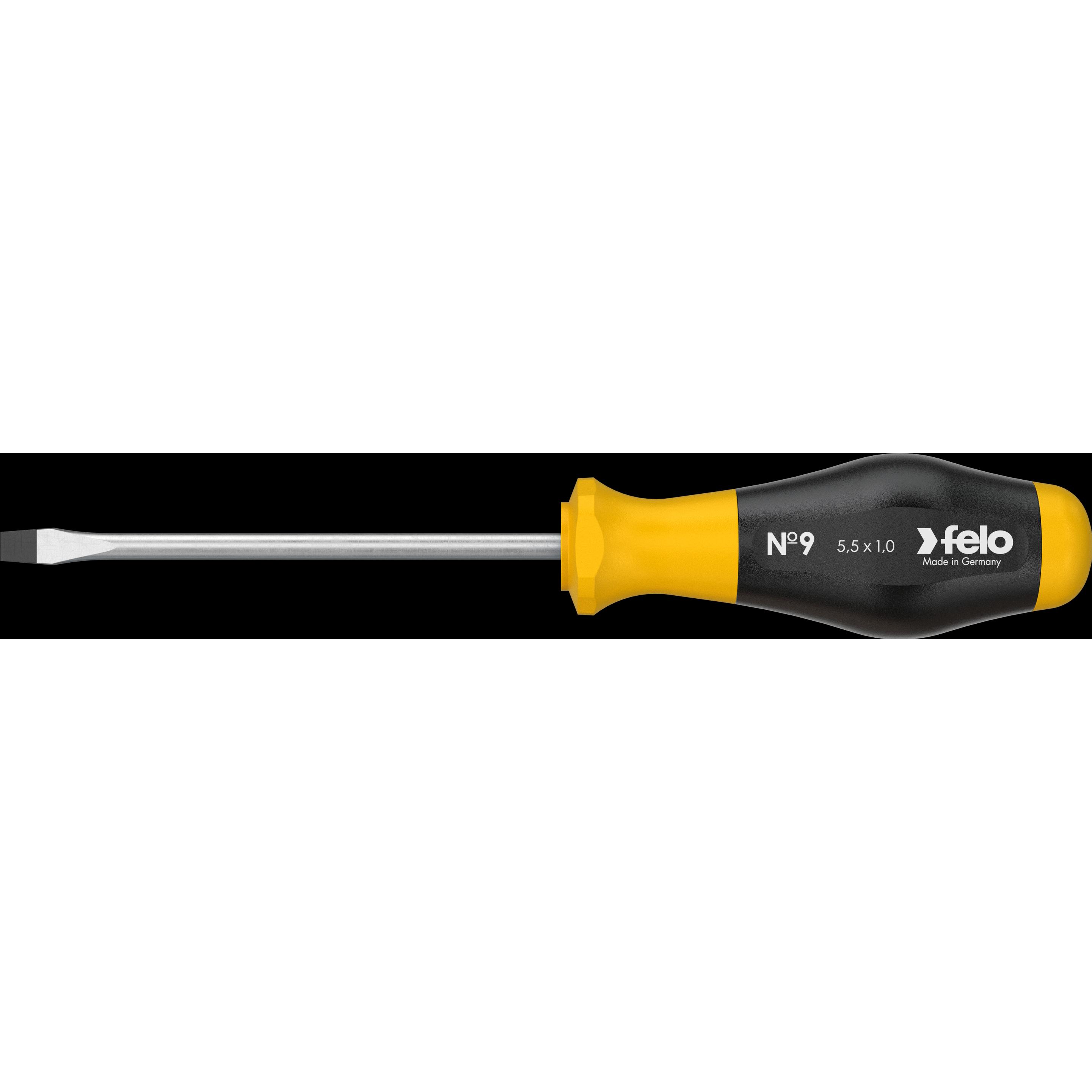 Felo, Schraubenzieher, SD NO. 9 SCHLITZ SL 5.5X1.0X125 (Schlitz)
