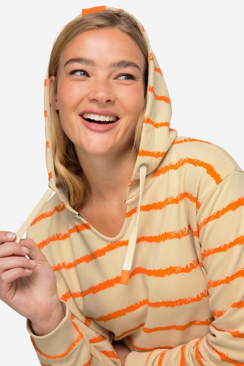 Actual product image Laurasøn Striped Hooded Hoodie (M)
