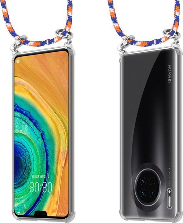 Produktbild Cadorabo TPU Handy Kette SILBER Cover