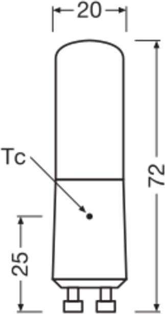 Actual product image Osram Special T Slim (GU10, 7 W, 806 lm, 6 x, E)