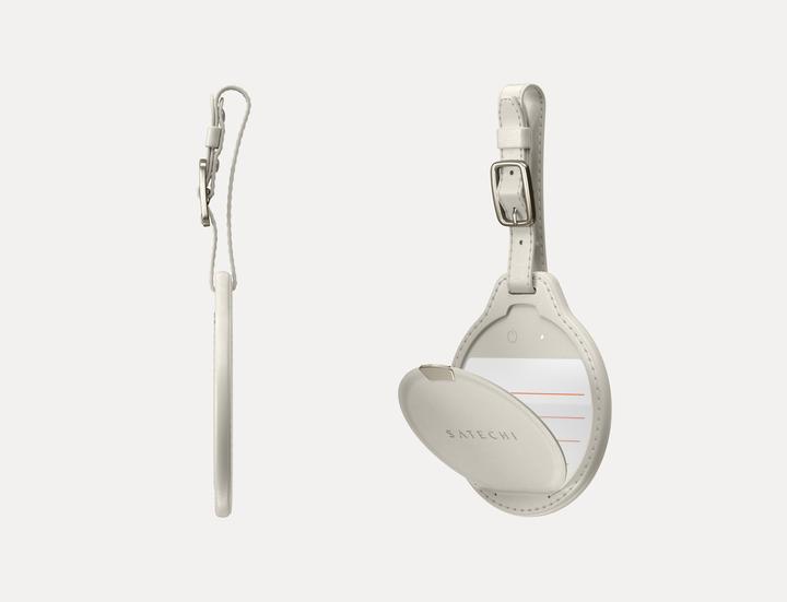 Produktbild Satechi Vegan-Leather FindAll Luggage Tag Sand (Apple, iOS, Mac OS)