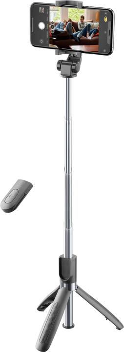 Actual product image Cellularline Selfie Stick FREEDOM with integrated tripod for bluetooth devices