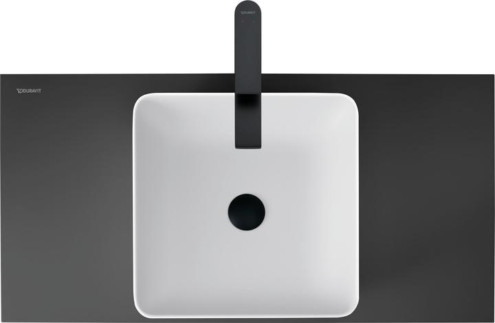 Immagine prodotto Duravit Lavabo da appoggio Sivida, angolare, 400x400mm, senza foro per rubinetto, senza sfioratore (400 mm, 400 mm)