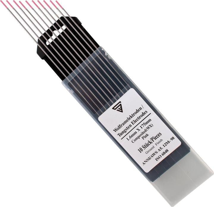 Stahlwerk Wolframelektroden / Schweisselektroden WX Pink 1,6 x 175 mm 10er Set