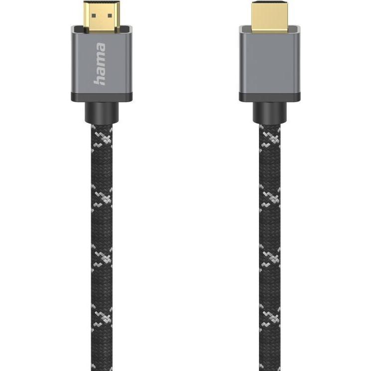 Hama Ultra High Speed HDMI™-Kabel, zertifiziert, Stecker-Stecker, 8K, Alu, 5,0 m (5 m, HDMI), Video Kabel
