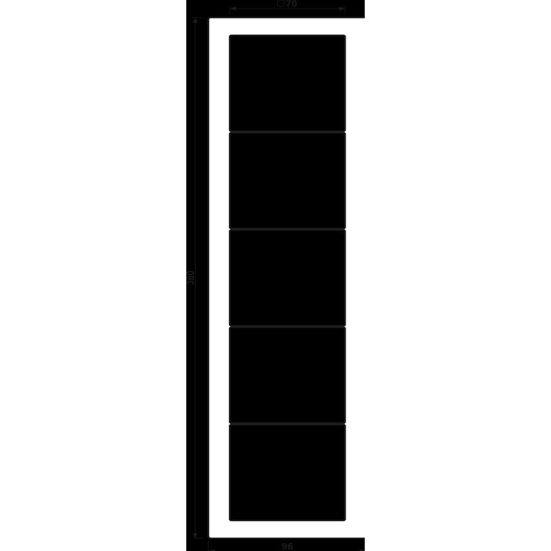 Thumbnail - JUNG, Zubehör Schalterprogramm, Einbaurahmen 5f aws glz LS / LS-DESIGN LSD985WW
