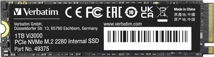 Actual product image Verbatim Vi3000 (1000 GB, M.2 2280)