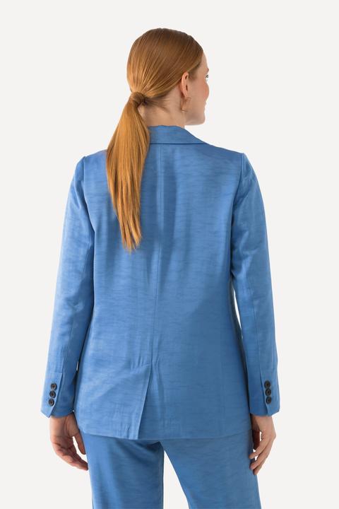 Produktbild Ulla Popken Blazer, Struktur, Reverskragen, Knopfverschluss (50)