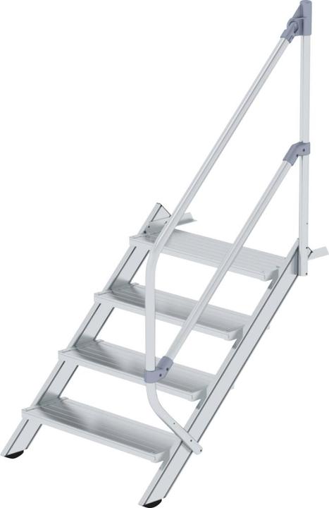 Produktbild Munk Treppe 45° Stufenbreite 800 mm 4 Stufen Aluminium geriffelt (Gerüst, 0.11 cm)
