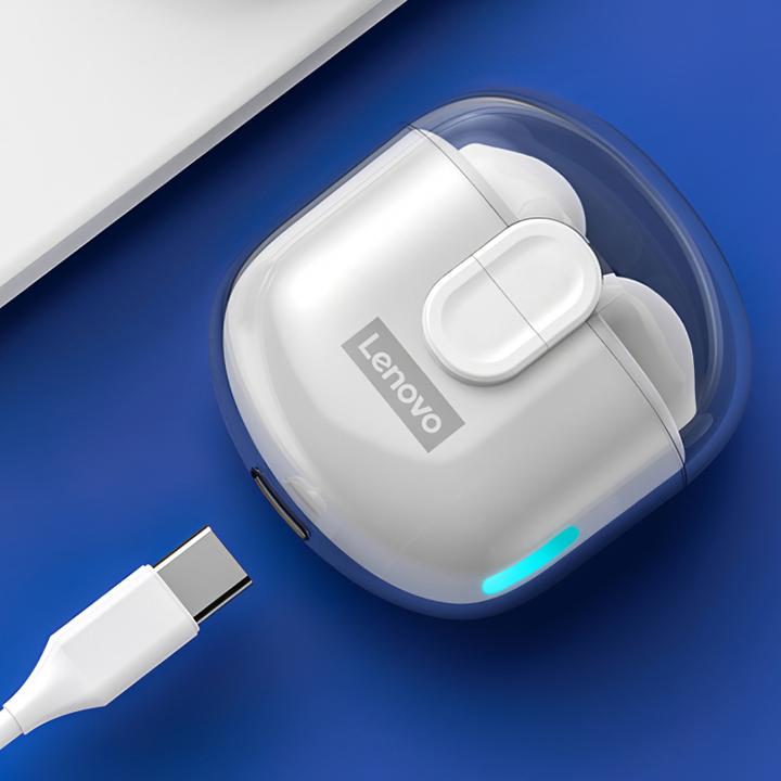 Image du produit Lenovo Écouteurs LP12 TWS (blanc) (NC, 3.50 h, Sans fil)