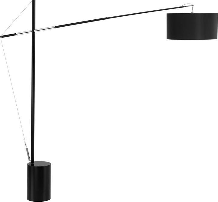 Nova Luce TRACCIA floor lamp E27 black 195x40x165cm 41455401