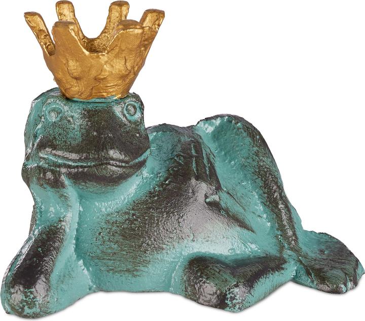 Produktbild Relaxdays Gartenfigur Froschkönig