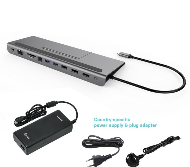 Produktbild i-tec Triple Dock (USB-C, 2 Ports)