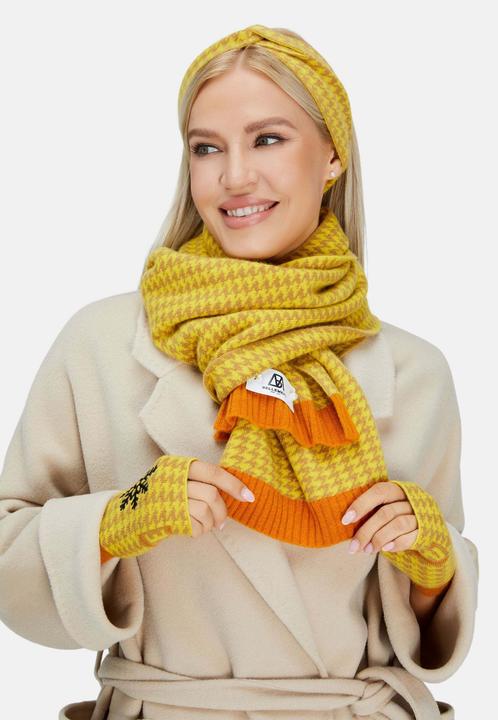 Immagine prodotto Bellemere Scarf Houndstooth Cashmere Ribbed Scarves