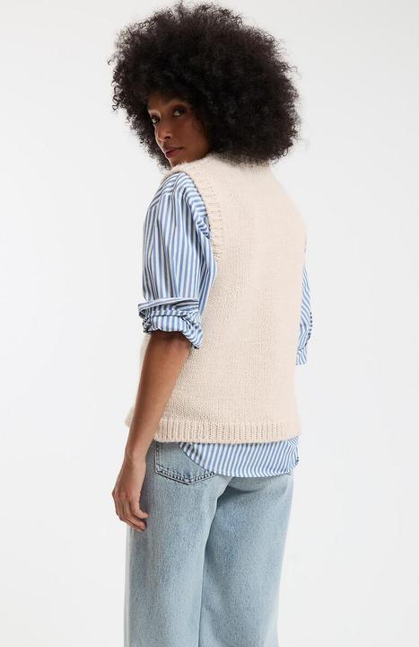 Produktbild La Redoute Collections Pullunder mit rundem Ausschnitt (S)