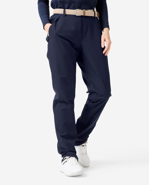 Image du produit Inesis Pantalon de pluie de golf imperméable femme, RW500 bleu marine (Bande de fréquences 38 (2600 MHz))