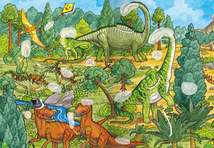 Image du produit Ravensburger Wimmeln, Rätseln, Stickern: Dinosaurier