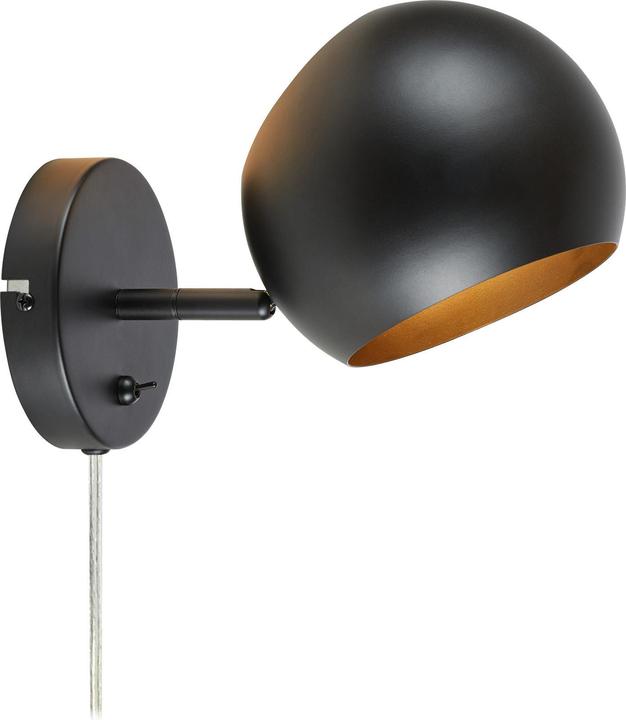 Markslöjd Edgar 1 Wandleuchte Black (E14)