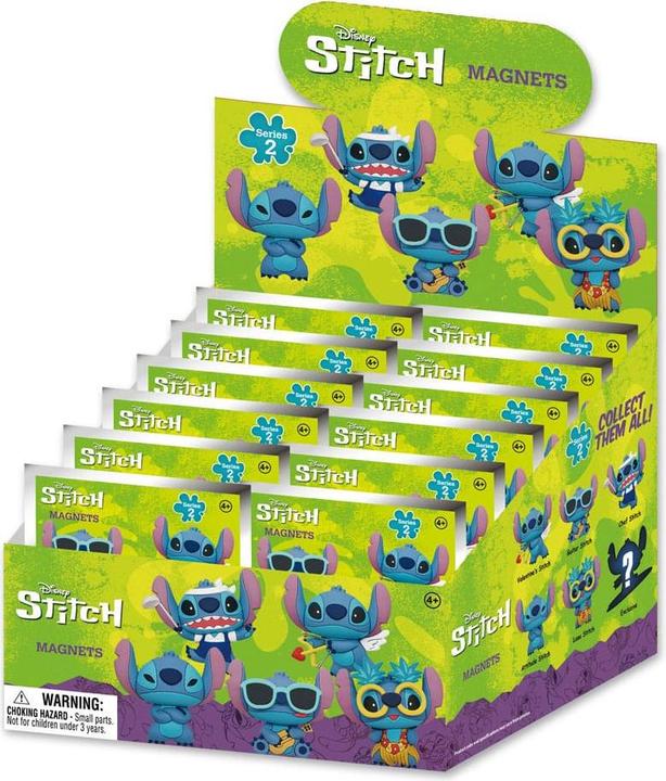 Produktbild Monogram Int. Lilo & Stitch présentoir aimants 3DSeries 2 (12) (12x)