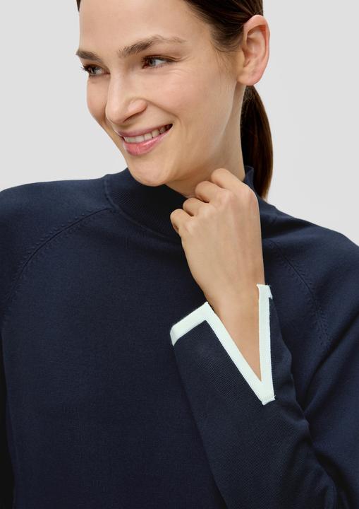 Image du produit s.Oliver Strickpullover Strickpullover mit Stehkragen (34)