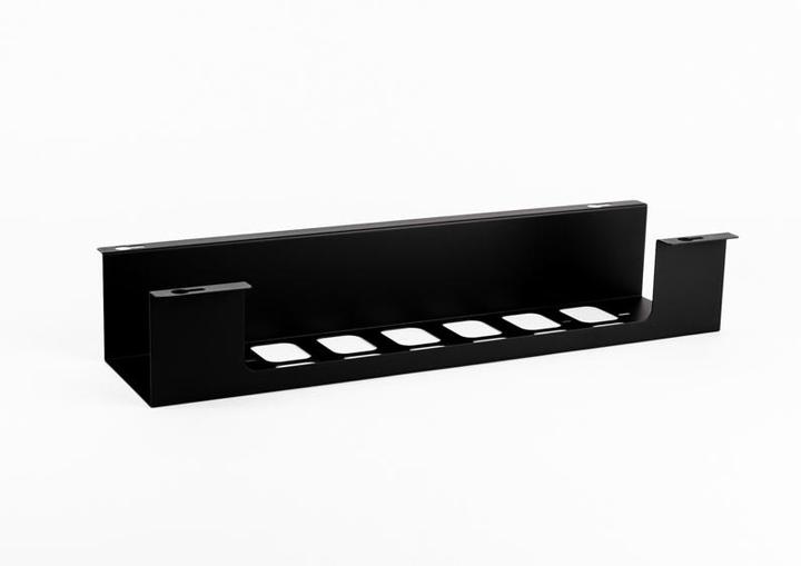 Actual product image TecLines TKW002 Horizontal cable tray 520mm, black (52 cm)