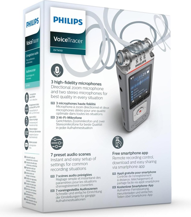 Produktbild Philips Digital Voice Tracer DVT4110 (8 GB)