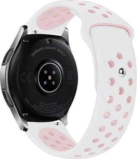 Produktbild Beline pasek Watch 20mm Sport Silicone biało-różowy white/pink box (20 mm, Kunststoff, Silikon)