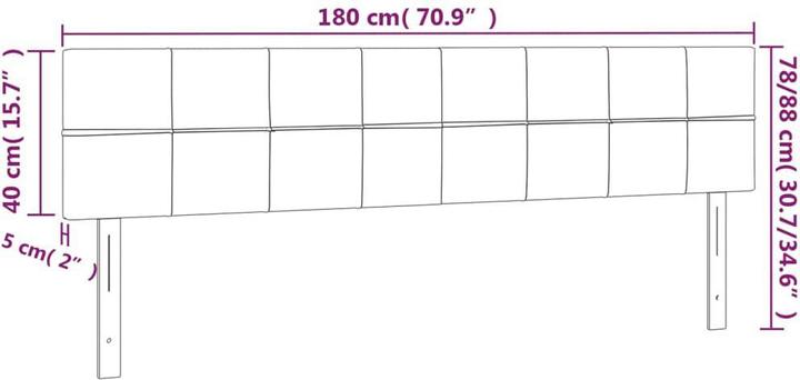Actual product image VidaXL Rome (180 x 5 x 88 cm)