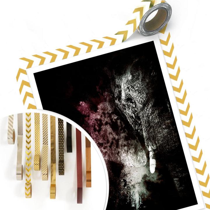 Image du produit Trenddeko Explosion sauvage : Elephant 02 (24 x 30 cm)