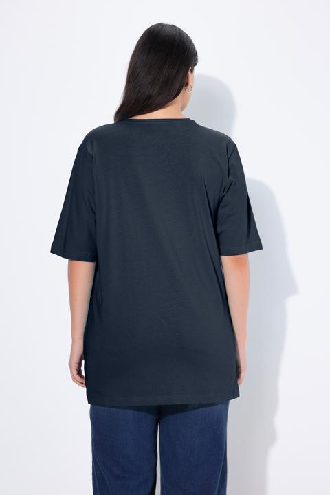 Produktbild Ulla Popken T-Shirt, V-Ausschnitt, Relaxed, Halbarm (54)