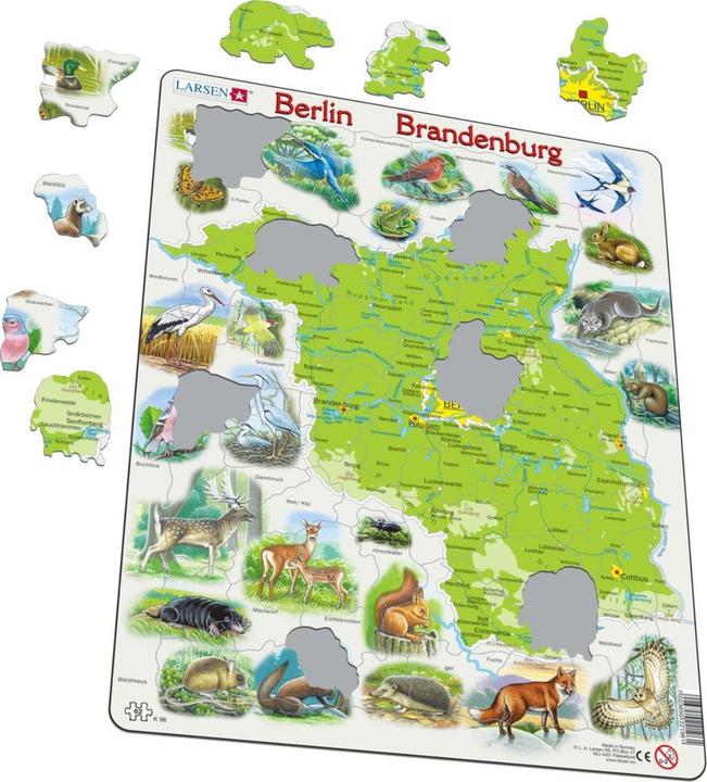 Produktbild Larsen Puzzle - Brandenburg / Berlin (physisch)