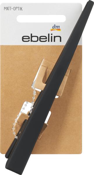 Produktbild dm ebelin Haarklammer schwarz Matt-Optik