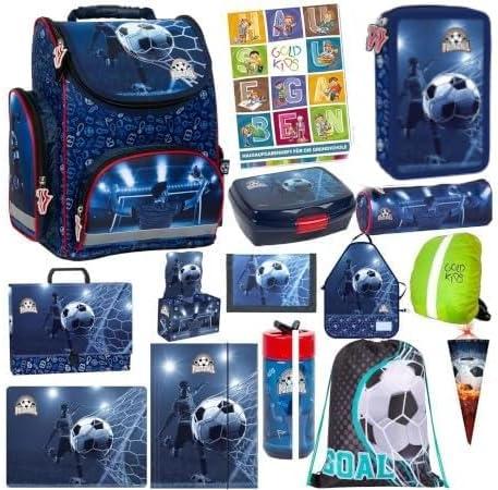 Immagine prodotto Goldkids Schulranzen-Set mit Fussballmotiv