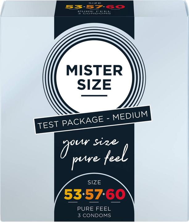 Image du produit Mister Size Moyen (53-57-60) (3 pcs)
