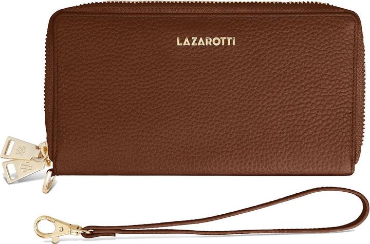Actual product image Lazarotti Bologna Leather wallet RFID protection leather 20 cm
