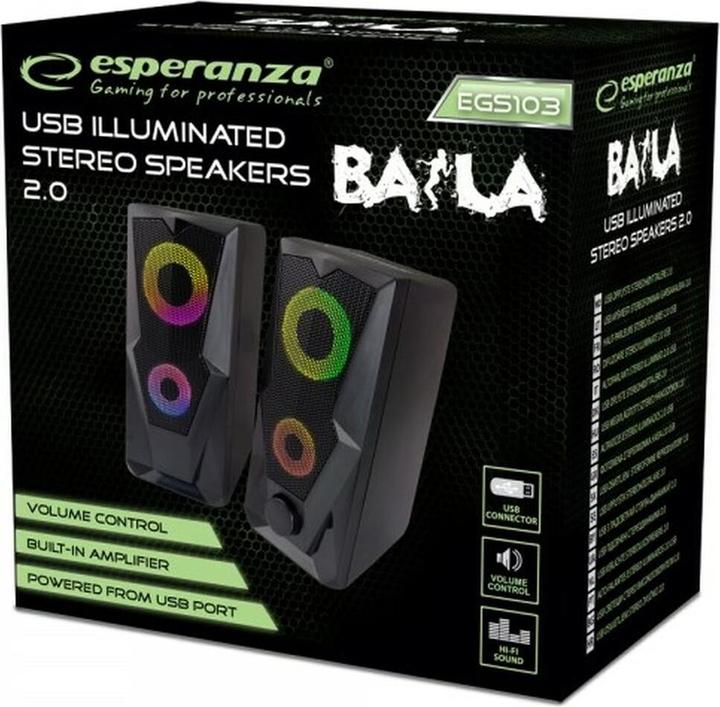 Actual product image Esperanza Speakers