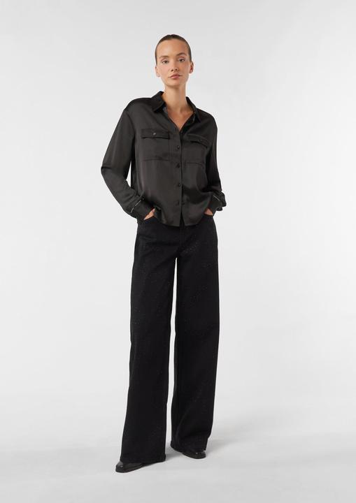 Immagine prodotto Comma Bluse Satinbluse mit aufgesetzen Brusttaschen und Logodetail (40)