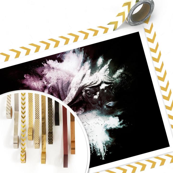 Image du produit Trenddeko Explosion sauvage : le buffle d'eau (50 x 40 cm)