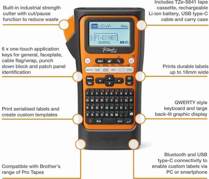 Produktbild Brother PT-E310BTVP Pro Labelling