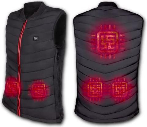 Muawo beheizbare Weste, M, ohne Powerbank