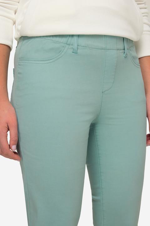 Actual product image Laurasøn 7/8 Slim Pants Slim Fit Fringe Hem Recycled Polyester (50)
