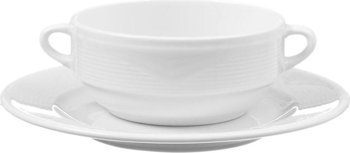 Productafbeelding Hendi Saturnus" porseleinen schotel voor soepkommen (1x)