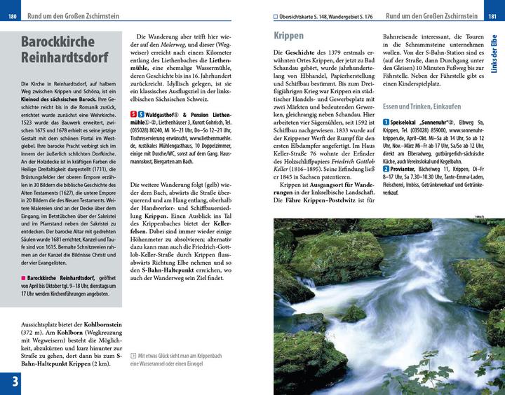 Immagine prodotto Guida di viaggio Svizzera sassone con Dresda (Tedesco, Detlef Krell, 2024)