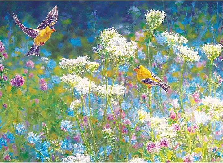 Actual product image Cobble Hill Puzzle 1000 pieces Visiting the Meadow (1000 pieces)