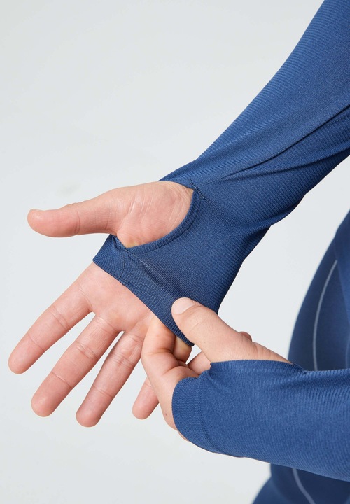 Image du produit Snocks Sous-vêtements thermiques pour hommes avec trou pour le pouce (XL)